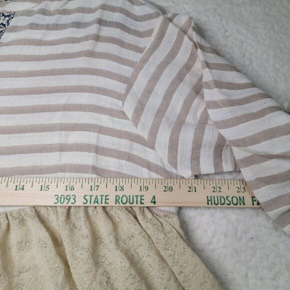 Hyku Top Blouse Womens Small Tiered Boho Bell Sleeve Babydoll Flowy Oversized - Picture 9 of 14